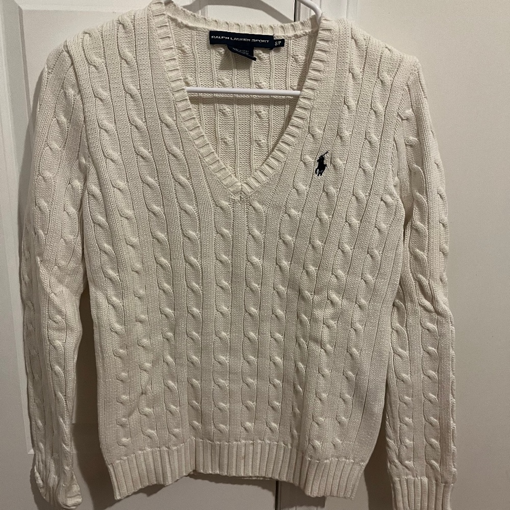 Ralph Lauren Women's V Neck Sweater